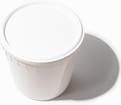 6-Count 1.5, 2.5, 3 Frozen Frozen Plastic Tub Lids | Fits and Gallon Tubs, BPA-Free & Reusable | Temperature-Resistant