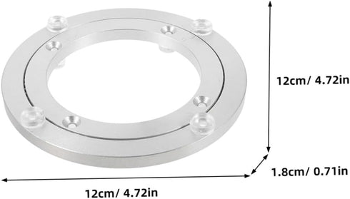 Alipis Alloy Heavy Duty Turntable Bearing for Dining Tables Sturdy Rotating Base for Art Displays Tv Stands and More