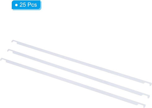 PATIKIL 25pcs Metal Bars Rods for Hanging File Folders, 12.8 Inch Letter Size, Quick Identification, 32.5cm