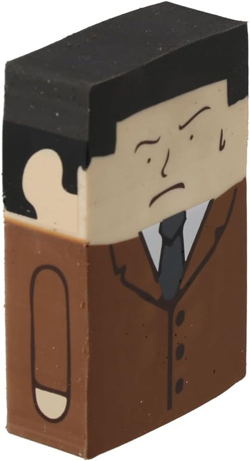 okhobby Standard Pencil Erasers - Novelty Desk Companion, 1 pc The Salaryman Eraser