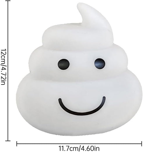 ACAGALA 3 Pack 3 Cute Poop LED Touch Night Light Emotion Night Lamp for Kids Toddler Baby Nursery Brightness Adjustable