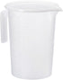 PATIKIL 5000ml Graduated Beaker, PP Plastic Liquid Measuring Cup with Double Sided Graduations, Handle, Lid, Spout