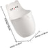 VILLCASE Wall-mounted Desk Side Holder Pen Box with Cartoon Cat Pattern, White Multifunctional Hanging Organizer
