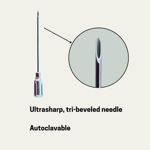 Eli-Vet Veterinary Aluminum Hub Needle, 20G x 1 1/2 inch, 100 per Box