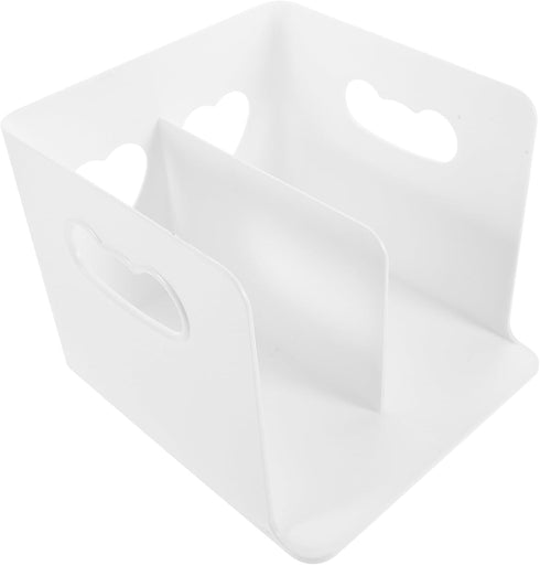 OSALADI Plastic Bookends Desk Book Support Rack Multi-Grid Book Holder Office and