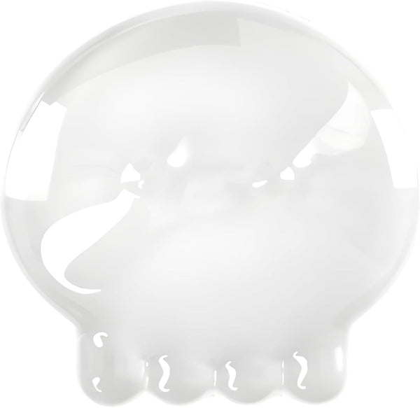 Gel Wrist Rest for Keyboard and Mouse Transparent White Jellyfish Elbow Pad