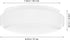 Toddmomy Plastic Flush Mount Ceiling Light Cover Round Dome Lampshade Replacement Modern Bathroom and Kitchen Lamp