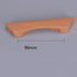 SANCHAKOU 6Pcs 96Mm Wood Cabinet Knob Butterfly Style Beech Wood Buckle Handle Cabinet Shoe Cabinet Bedside Table Small
