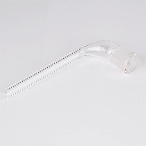 Stonylab Glass 105 Degree Angle Distillation Adapter, Borosilicate Glass with 19/22 Outer Joint