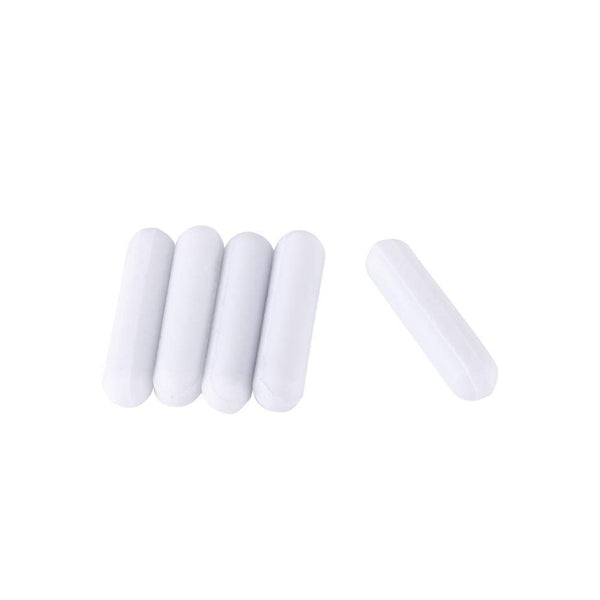 5pcs Type-C PTFE Magnetic Stir Bar - Laboratory Stirrer Flea Bar for Magnetic Mixer, White (C7×30mm)