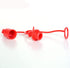 2sets ISO5765-1/4" Hydraulic Coupler Dust Cap, 2 Dust Caps + 2 Plugs | Fits Sub-Compact Tractor Male + Female Quick