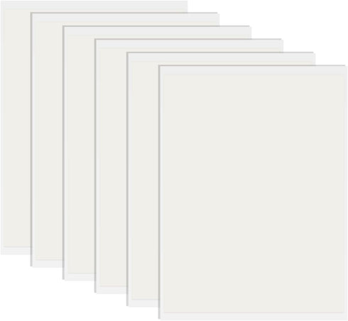 Vinyl Siding Repair Kit, White Durable Self-Adhesive Vinyl Siding Patch Cut to Fit Freestyle Cover Any Cracks, Holes, or Blemishes on PVC Fence Repair Kit(6 Pack)