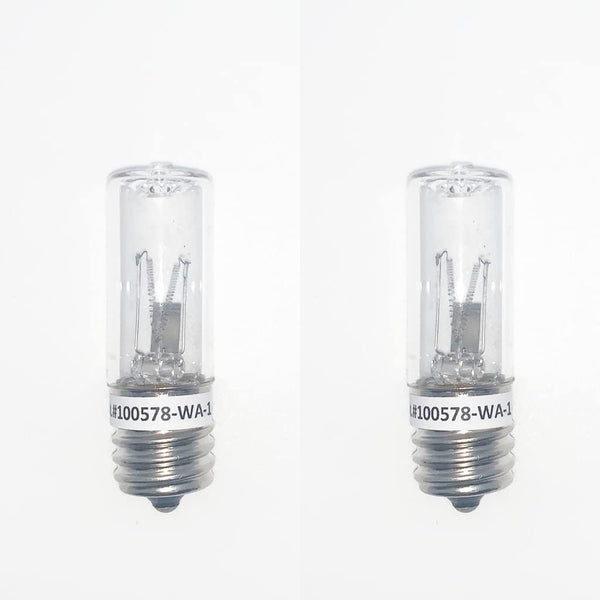 Anyray 2-Bulbs Compatible Replacement for UV Germicidal Light Bulb 3Watts 3W E17 Intermediate