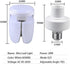 E27 Foldable LED Bulb, 28W Fan Blade Timing Lamp, AC85-265V, Remote Controller for Home Ceiling Light (Only Fan Bulb)