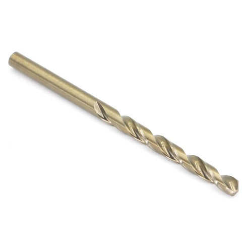 M35 Cobalt Drill Bit Set, 5.2mm, 10 Pieces | for Hard Metals like Stainless Steel, Cast Iron | Exceptional Heat Resistance | Metric 5% Cobalt M35 Grade HSS-CO | Industrial-Grade Straight Shank Design