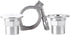 DUOYING 304 Set Applications,1pcs(MIP DN25 clamp50.5) Stainless Steel Tri Clamp Cover Thread Ferrule Adapter -for Beer