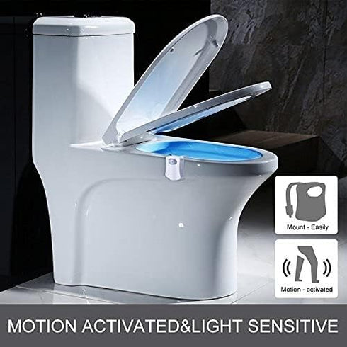 BSASHF (16 3) Color Changing Motion Sensor LED Multi-Color Toilet Night Light - Motion Activated Washroom Lamp