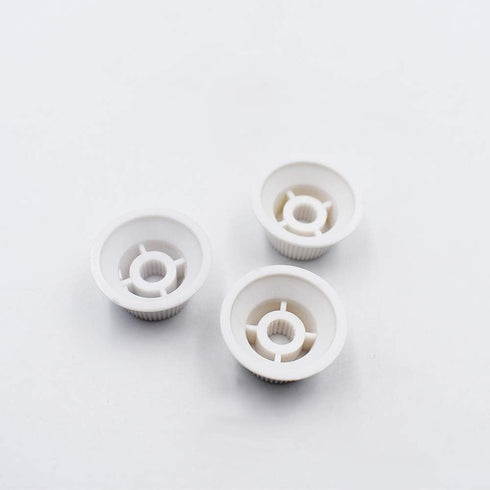 GENERIC 3 Guitar Volume Tone Control Button Knob Potentiometer Cap Guitar Instrument Accessories White Pcs Practical