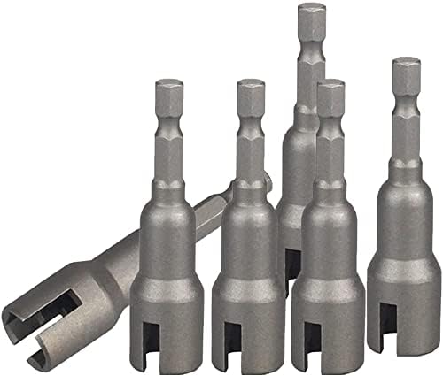 6 Pcs Wing Nut Drill Bit Set, Hurricane Wingnut Driver Socket Wrenches Tool Set, 1/4 Inch Hex Shank