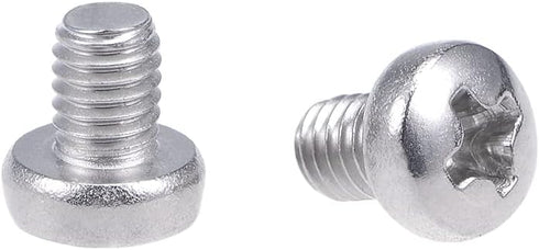 uxcell M3x4mm Machine Screws, 30Pcs Pan Phillips Cross Head Screw, 304 Stainless Steel Fasteners