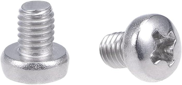 uxcell M3x4mm Machine Screws, 30Pcs Pan Phillips Cross Head Screw, 304 Stainless Steel Fasteners