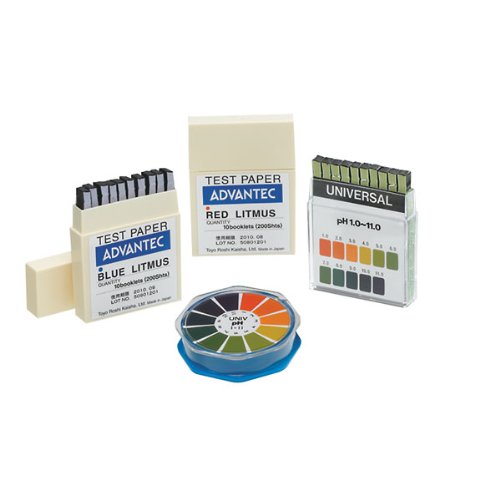Universal pH Test Paper; pH Range 1 to 11; 10 Booklets of 20 Strips