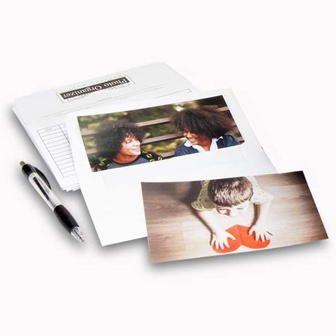 Lineco Acid Free Photo Organizer White File Envelopes 4x6 Inch for Photos, Postcards, Greeting Cards (25/Pack, 4 Packs)