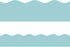 Fancy Land Light Turquoise Scalloped Bulletin Board Border Trim, 52ft One Roll for Classroom