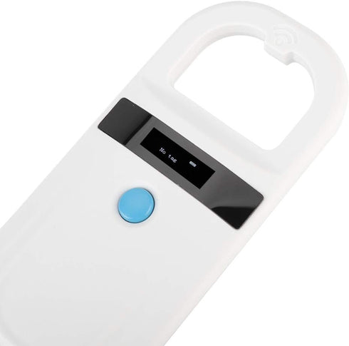 ISO11784 11785 ASHATA Pet Microchip Scanner, Rechargeable Animal Chip ID Scanner OLED Display Support FDX B / EMID