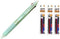 Pilot Erasable Ballpoint Pen Pearl Green 0.38mm with Refill Set, Black Blue Red, 3 Pack