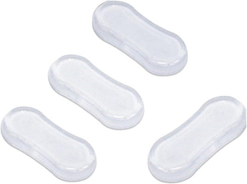 Galyacht 4 Pcs Transparent Toilet Seat Bumper Set, Silicone Strong Adhesive Toilet Seats