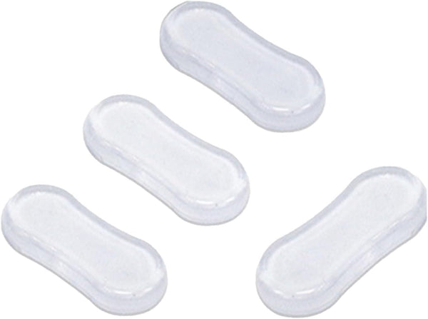 Galyacht 4 Pcs Transparent Toilet Seat Bumper Set, Silicone Strong Adhesive Toilet Seats