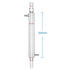 StonyLab Borosilicate Glass Liebig Condenser, 300 mm Jacket Length
