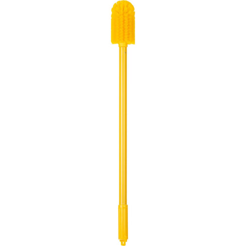 SPARTA 30 Inches Industrial Tank Brush, Yellow Pipe Brush with Handle for Commercial Kitchens, Polyester