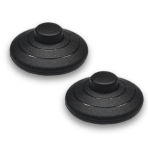 Floor Foot Switch Inline Pedal Lamp Switch, Black, Push Button On/Off Control,