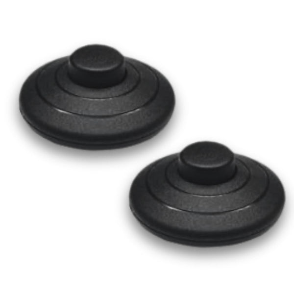 Floor Foot Switch Inline Pedal Lamp Switch, Black, Push Button On/Off Control,
