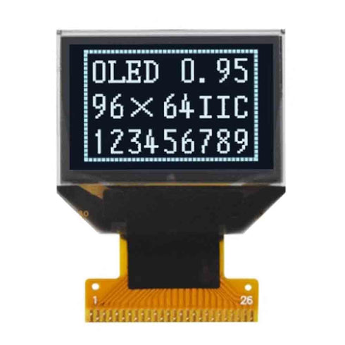 Senzooe 0.95 inch OLED LCD display 96 x 64 driver SH1106