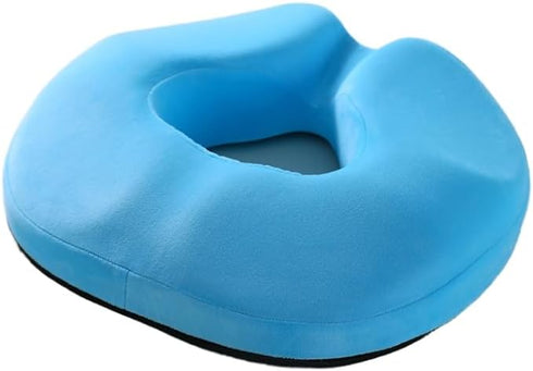 Generic Tailbone 16.5"x15"x3.5" 19 (Pink-1) Orthopedic Donut Seat Cushion Round Hollow Design for Office Chair Car