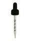 Comfort Axis Graduated Glass Droppers Black for 1 oz Round Bottles, 3 Pack