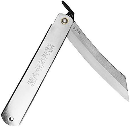 Higonokami Folding Knife SK Steel 120mm Silver by HIGO NO KAMI