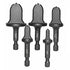 Yakamoz Copper Pipe Swaging Tool Set, 5pcs Copper Tube Expander 1/4" Hex Shank Drill Bit for HVAC Repair