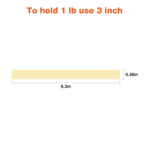softeen 16CM 4 Double-Sided Mounting Tape, Plant Stand Accessories for Plant Light Installation x