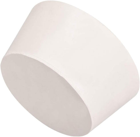 uxcell White Tapered Solid Rubber Stopper, Size 79-90mm, 1pcs for Lab Tube