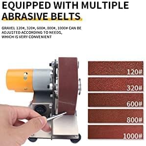3-In-1 7 Mini Belt Sander - Electric Bench Grinder Sanding Machine, Adjustable Speed Table Polisher Buffer Handcraft