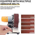 3-In-1 7 Mini Belt Sander - Electric Bench Grinder Sanding Machine, Adjustable Speed Table Polisher Buffer Handcraft