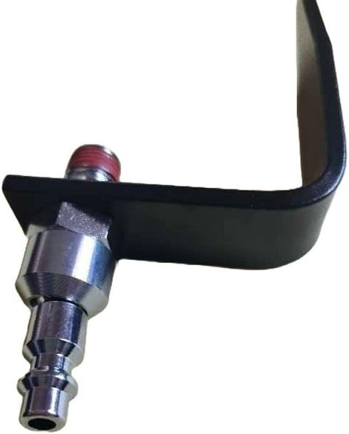 Heavy Duty Aluminium Pneumatic L-Shaped Rafter Hook, 22-413 for Nail Guns with 1/4in. Male NPT Swivel Fitting