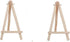 Mini Natural Wood Display Easel, Artist Painting Tripod for Small Canvases, Crafts, Photos, Phone Holder