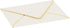 Juvale 50 Pack 5x7 Ivory Envelopes for Wedding Invitations, A7 Size with Gold Foil Edges for Bridal Shower