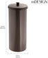 mDesign Free Standing Toilet Paper Holder - Toilet Paper Storage for Bathroom - Toilet Roll Holder Free Standing
