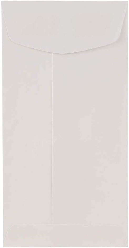 JAM PAPER Monarch Policy Envelopes, 8 Glove, 3 7/8 x 7 1/2, White, 50/Pack